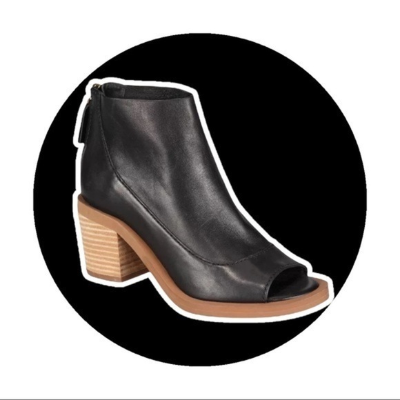 Kelsi Dagger Brooklyn Lenox Peep-Toe Booties - Picture 2 of 8